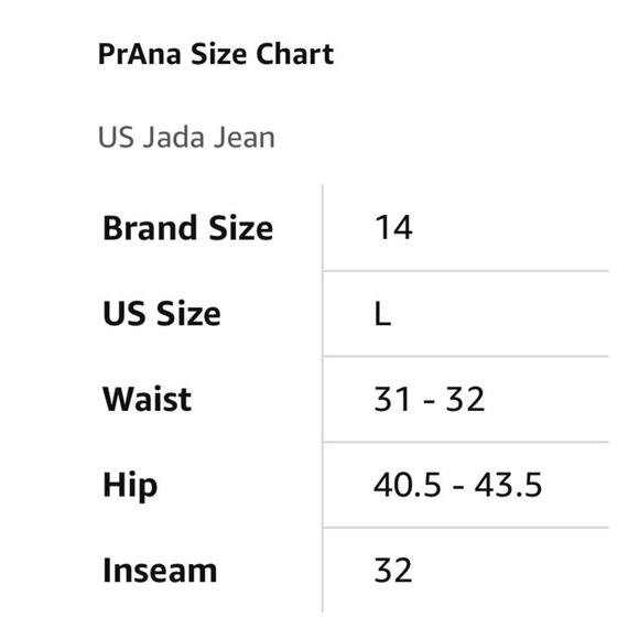 prAna Jada Jeans Women’s Sz 14/32 Mid Rise Boot Cut Dark Wash Blue Denim 1965631 - Picture 8 of 8